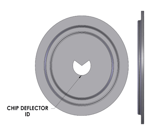 B100 Gadget 8mm Chip Deflector by FJ Feddersen