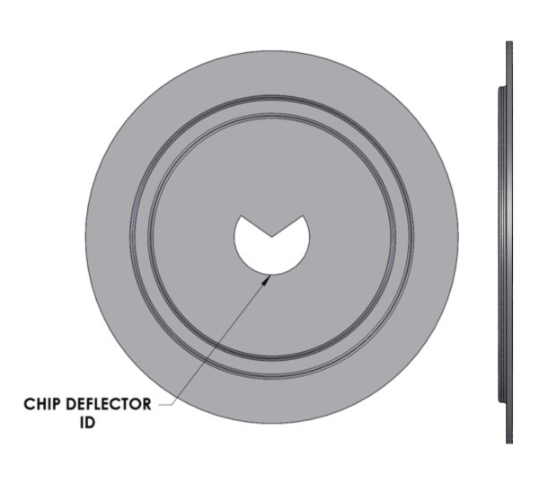 B200 Gadget 15mm Chip Deflector by FJ Feddersen