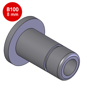 B100 Snap Ring Round Hole Whip Guide Bushings